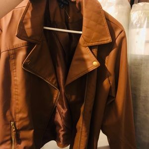 2x brown jacket